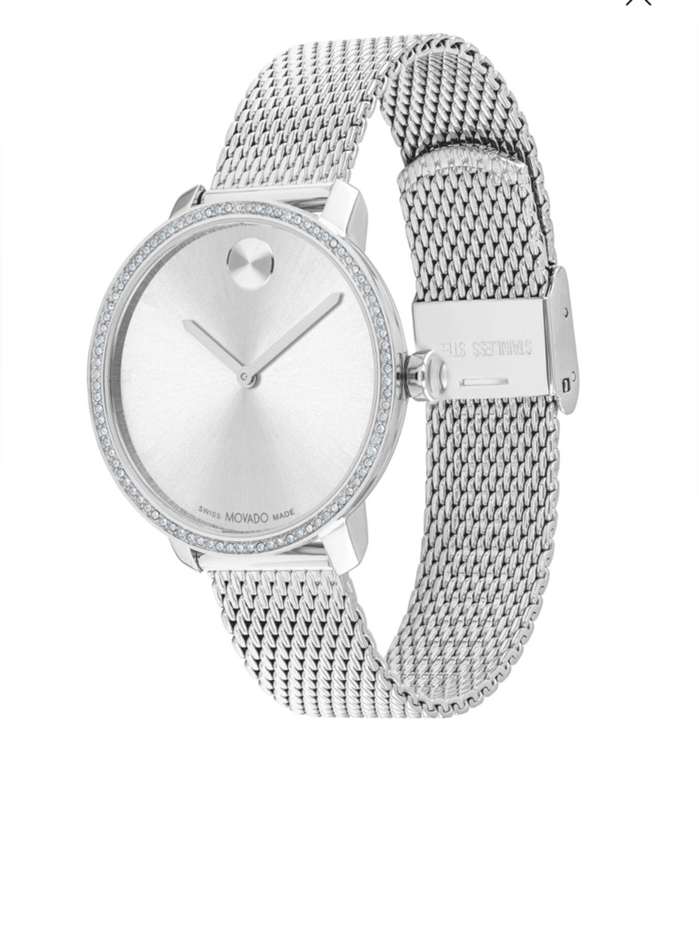 Movado
Women's Swiss Bold Shimmer Stainless Steel Mesh Bracelet Watch 34mm